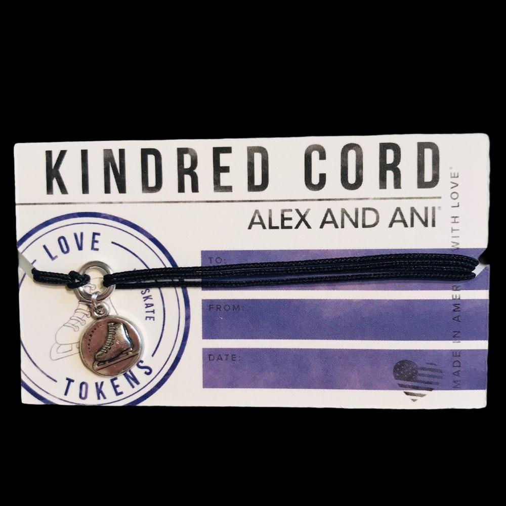 Alex and Ani Kindred Cord Ice Skate Bracelet